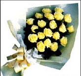 sari güllerden sade buket  İstanbul Çiçek Satışı çiçek , çiçekçi , çiçekçilik 