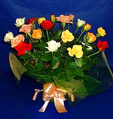  İstanbul Çiçek Satışı hediye çiçek yolla  13 adet karisik renkli güller
