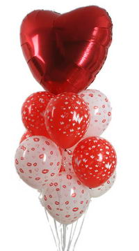Sevdiklerinize 17 adet uçan balon demeti yollayin.   İstanbul Çiçek Satışı çiçek siparişi sitesi 