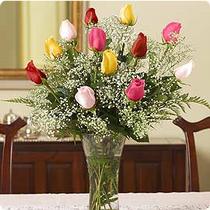  İstanbul Çiçek Satışı internetten çiçek siparişi  renkli gül 11 adet çiçekçi den cam yada mika vazo tanzimi