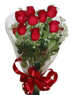 Çiçek sade gül buketi 7 güllü buket  İstanbul Çiçek Satışı online çiçek gönderme sipariş 