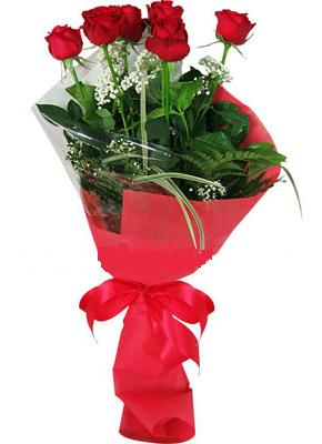 7 adet kirmizi gül buketi  İstanbul Çiçek Satışı çiçek yolla , çiçek gönder , çiçekçi  