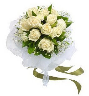  İstanbul Çiçek Satışı online çiçekçi , çiçek siparişi  11 adet benbeyaz güllerden buket