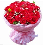 25 adet kırmızı gül buketi  İstanbul Çiçek Satışı internetten çiçek satışı 