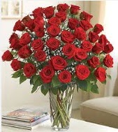 Cam vazoda 51 kırmızı gül süper indirimde  İstanbul Çiçek Satışı uluslararası çiçek gönderme  