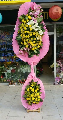 Çift katlı düğün açılış çiçeği  İstanbul Çiçek Satışı çiçek servisi , çiçekçi adresleri 