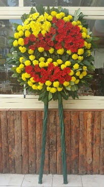 Cenaze çelengi çiçek modeli  İstanbul Çiçek Satışı çiçek mağazası , çiçekçi adresleri 