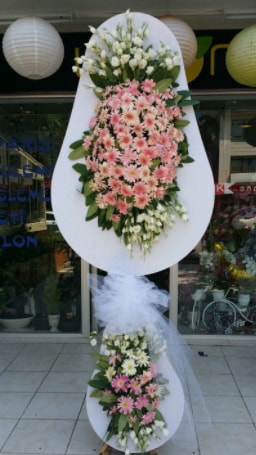 Çift katlı özel şahane sepet çiçeği  İstanbul Çiçek Satışı çiçekçi telefonları 