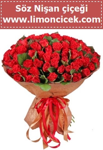 Kız isteme söz nişan çiçeği 101 gül  İstanbul Çiçek Satışı çiçek gönderme sitemiz güvenlidir 