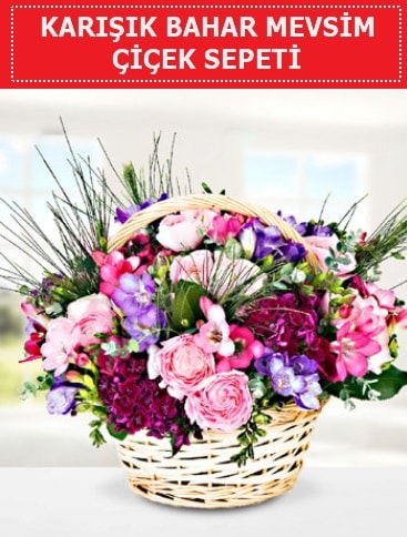 Karışık mevsim bahar çiçekleri  İstanbul Çiçek Satışı ucuz çiçek gönder 