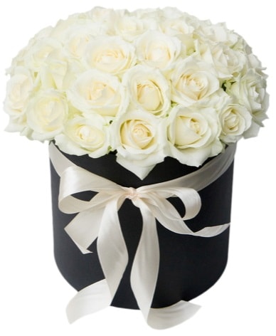 41 adet özel kutuda beyaz gül  İstanbul Çiçek Satışı çiçek satışı  süper görüntü